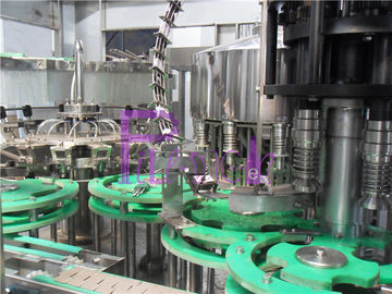 Machine 3 industriels de remplisseur de bouteille en verre de vin de riz - dedans - 1 ligne de remplissage à chaud