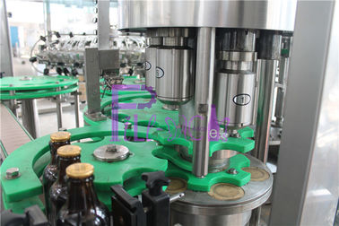 Machine de remplissage mis en bouteille par verre automatique de bière, remplisseur équilibré de Monoblock de pression
