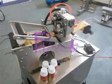 Machine à étiquettes de bouteille semi automatique pour des labels d'autocollant avec l'imprimante de codage de date