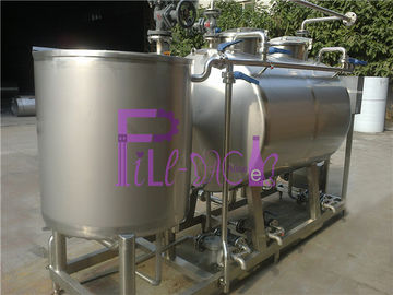 Réservoir du système 500L de nettoyage de Semiauto CIP pour la chaîne de fabrication de laiterie/bière/boisson