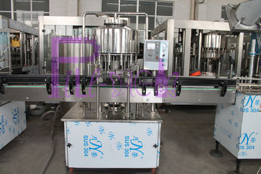 Machine de remplissage de bouteilles de l'eau SUS304/SUS316, ligne remplissante liquide pure à échelle réduite