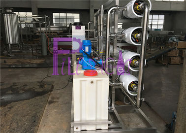 systèmes automatiques d'épurateur de l'eau 12000LPH, tour de mélange UV de Qzone de système de RO de l'eau