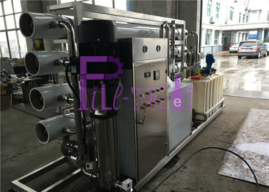 Système de traitement de l'eau minérale automatique de RO avec le filtre actif de carbone