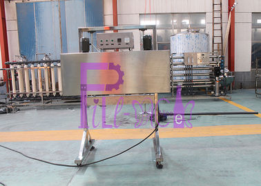 Bien mobilier de machine à étiquettes de douille de rétrécissement du remplissage à chaud SUS304 avec des roues