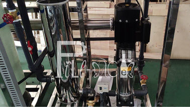 Machine de traitement d'eau potable de RO d'osmose d'inversion de 500LPH Monoblock avec le filtre de FRP