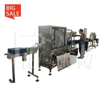 PLC 1500BPH a carbonaté la machine de remplissage de boissons, chaîne de production carbonatée de boissons