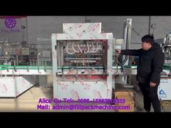 2091 M19 Kazakhstan Machine de remplissage à écoulement par gravité en acier inoxydable pour bouteilles en verre à 6 stations en ligne droite