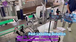2253 M28 UK Machine d'étiquetage simple face auto-adhésive en ligne de type convoyeur
