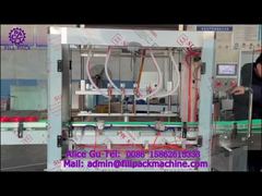 Pompe à engrenages servo linéaire à huile lubrifiante de type fendu 2167 M19, production de remplissage et de bouchage à 4 stations