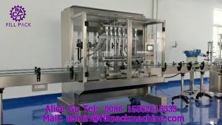 Machine de remplissage à 8 têtes de pompe à servo-piston 2344 J18