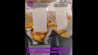2249 O18 Machine de pesage et de remplissage automatique pour pêches jaunes en boîtes de conserve