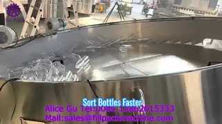 Trieur de bouteilles inclinable automatique 2259 L20 pour bouteilles en plastique