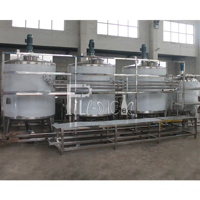 Le litchi mélangé par Juice Preparation Equipment Plant System du thé 3000L/H de boisson a assaisonné