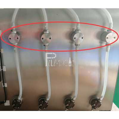 Semi automatique tenez les becs Juice Milk du bureau 10 de machine de remplissage de l'eau de poche