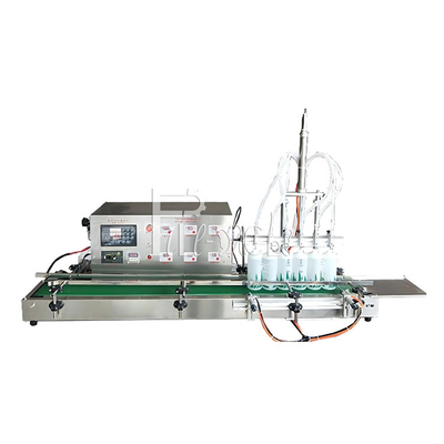 Machine de remplissage liquide de bureau automatique de piston de pompe à engrenages pour l'alcool d'eau potable de boisson de parfum