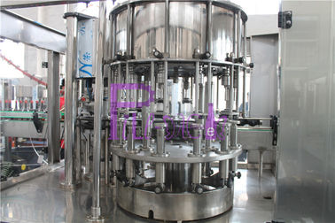 Type de capsulage pneumatique machine de remplissage d'eau en bouteille avec la machine à étiquettes adhésive