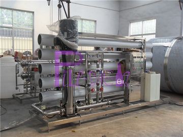 Machine à niveau unique industrielle du RO 20T avec des cuves de stockage de l'eau d'acier inoxydable