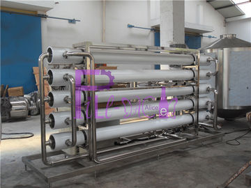 Machine à niveau unique industrielle du RO 20T avec des cuves de stockage de l'eau d'acier inoxydable