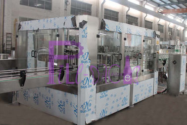 Machine de remplissage automatique de boissons non-gazéifiées 1200bph 3 rotatoires dans 1