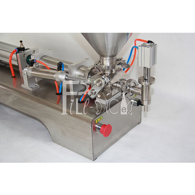 Haute précision SUS304 de piston de remplissage de viscosité pneumatique élevée pneumatique semi automatique de machine