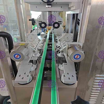 machine à étiquettes de douille principale simple automatique 150BPM 250BPM avec le tunnel de rétrécissement