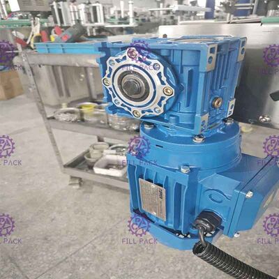 Machine à étiquettes 50BPM d'autocollant adhésif principal simple pour la bouteille ronde