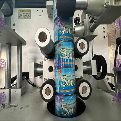 Contrôle automatique ajusté de PLC de machine à étiquettes d'acier inoxydable