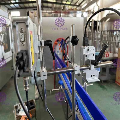 2 têtes 120m/Min Inkjet Date Coder Machine avec le bec réglable