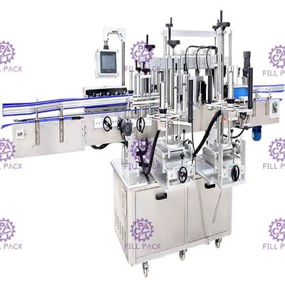 Double ou ligne de étiquetage usine d'équipement de machine d'étiqueteur de bouteille adhésive latérale de l'autocollant trois