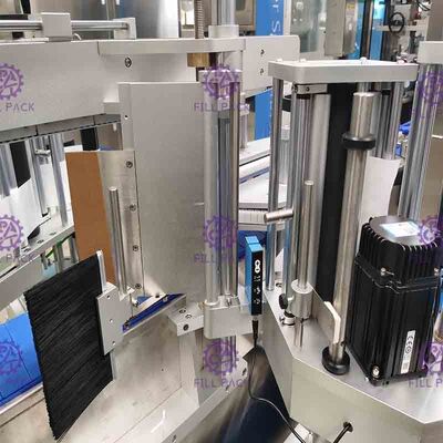 Ligne unité d'équipement d'étiqueteur de machine à étiquettes de bouteille de chapeau de cou de corps de système d'usine