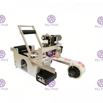 Machine à étiquettes de bouteille semi automatique pour des labels d'autocollant avec l'imprimante de codage de date