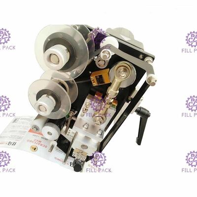 Machine à étiquettes de bouteille semi automatique pour des labels d'autocollant avec l'imprimante de codage de date