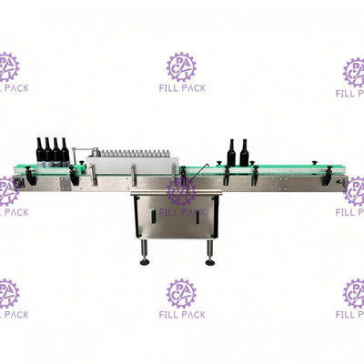 Machine à étiquettes automatique de pot en verre rond colle humide à grande vitesse