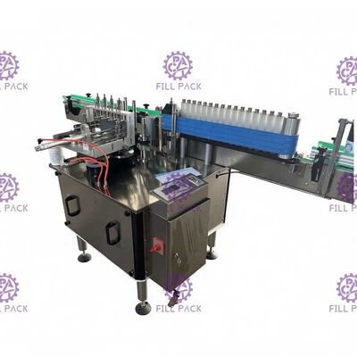 Machine à étiquettes automatique de pot en verre rond colle humide à grande vitesse