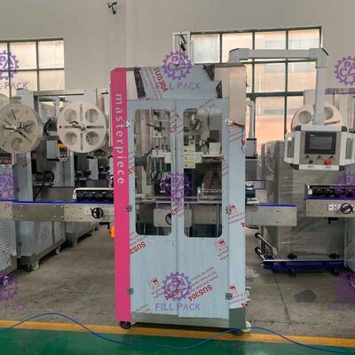 Double machine à étiquettes installée quatre par lames motrice de bouteille avec le conducteur de Panasonic