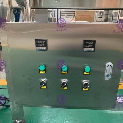 Bien mobilier de machine à étiquettes de douille de rétrécissement du remplissage à chaud SUS304 avec des roues