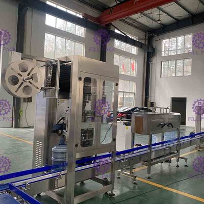 Étiquetage de rétrécissement de douille de bouteille de gallon/applicateur/machine/équipement/ligne/usine/système/unité d'étiqueteur