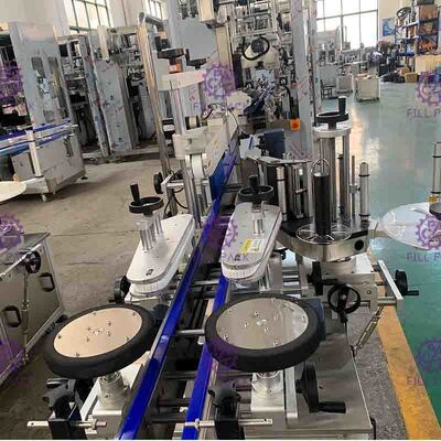 PLC adhésif de machine à étiquettes de bouteille d'acier inoxydable système commandé