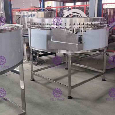 CHOYEZ/ligne en plastique système d'équipement de trieuse de bouteille de PE d'Unscrambler d'usine recevant le Tableau d'accumulateur
