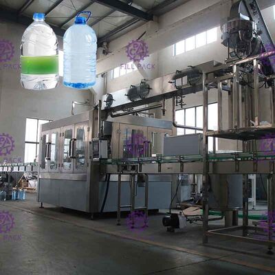 2500BPH usine de remplissage d'eau potable de bouteille de la capacité 5L avec le contrôle de PLC