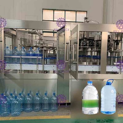 3 dans 1 plante aquatique potable de bouteille de Monoblock 5L, usine remplissante de l'eau minérale