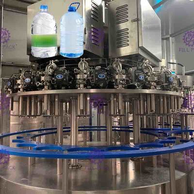 3 dans 1 plante aquatique potable de bouteille de Monoblock 5L, usine remplissante de l'eau minérale