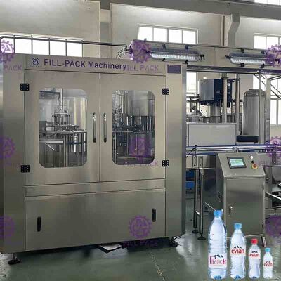 Machine de remplissage automatique d'eau potable, chaîne de production d'eau en bouteille d'acier inoxydable