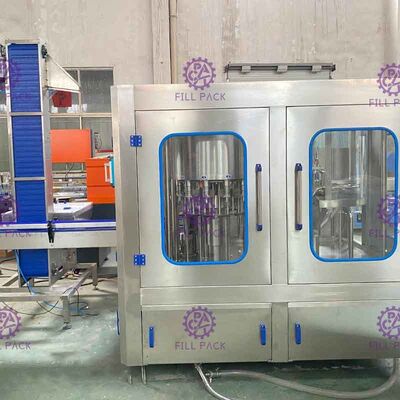 Machine de capsulage remplissante de lavage remplissante de boisson d'usine d'eau potable de PLC Monoblock