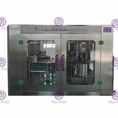 Machine de capsulage remplissante de lavage remplissante de boisson d'usine d'eau potable de PLC Monoblock