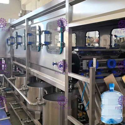 Machine de remplissage complètement automatique de l'eau de 5 gallons 450BPH boire de baril de 20 litres