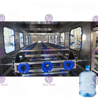 bouteille intérieure 450BPH et extérieure automatique Brusher - usine remplissante de gallon de l'eau de baril