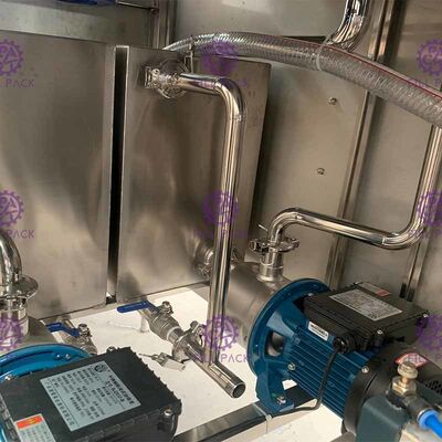 Monoblock machine de remplissage de l'eau de 5 gallons, chaîne de production de l'eau de baril
