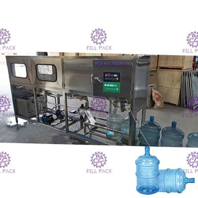 Opération facile ligne 120 BPH de la machine de remplissage de l'eau de 5 gallons 1 grande capacité