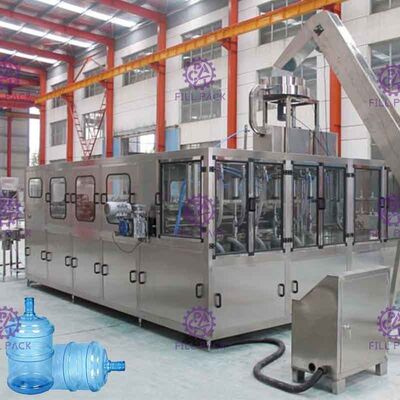 PLC Monobloc fonction de capsulage de ceinture de machine de remplissage de l'eau de 5 gallons